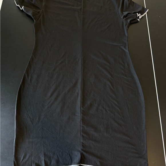 SHEIN Curve Black Bodycon Dress Women’s Plus Size 1XL – Short Sleeve Casual - Picture 10 of 11